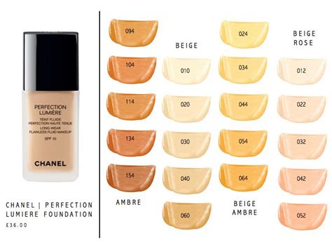 chanel matte lumiere foundation|chanel foundation comparison chart.